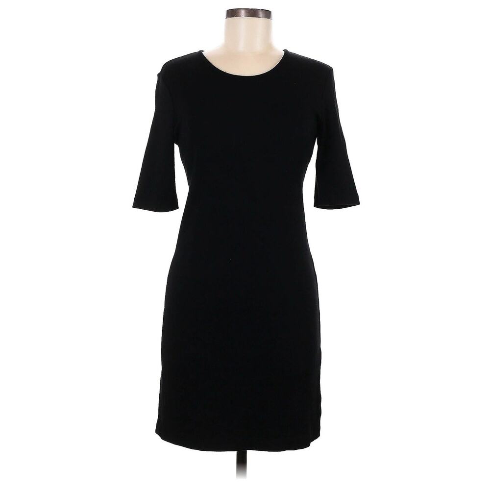 Philosophy Women’s Back Zip Crepe Shift Dress Black Size Small